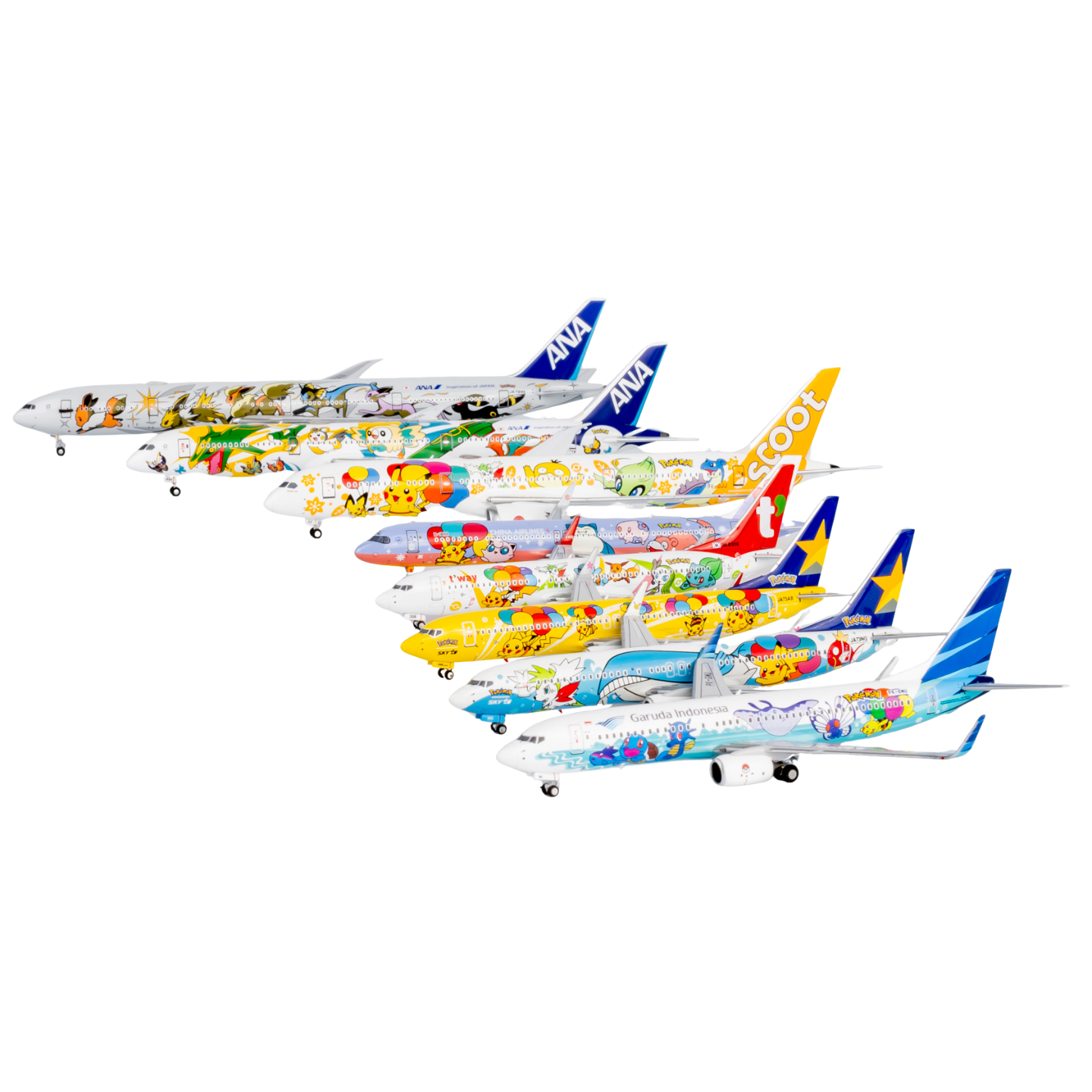 Garuda Indonesia 737-800 Pokémon Jet