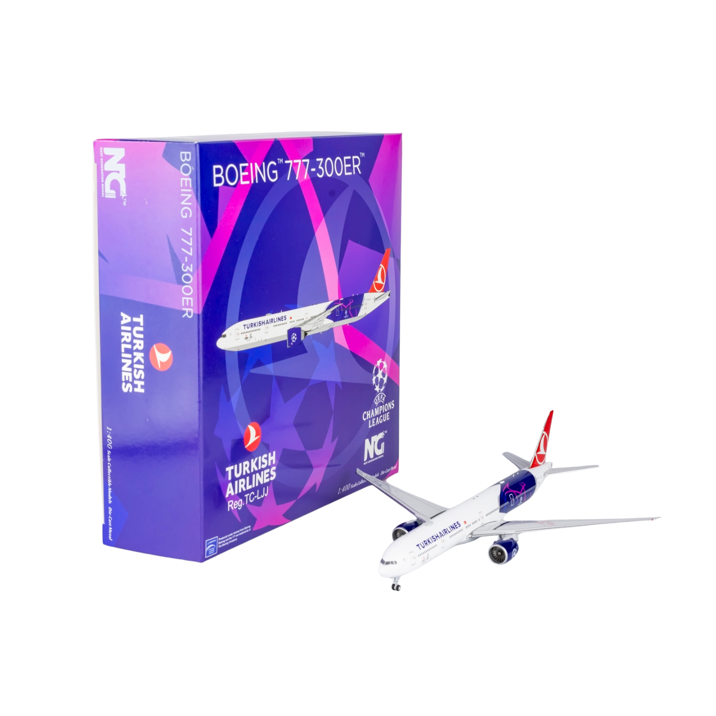 Turkish Airlines 777-300ER TC-LJJ UEFA Champions League Livery
