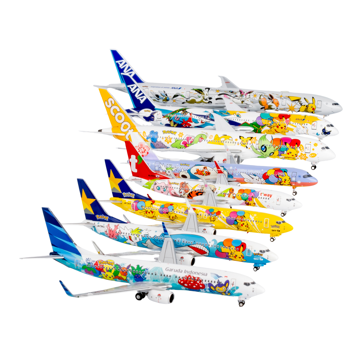 Garuda Indonesia 737-800 Pokémon Jet