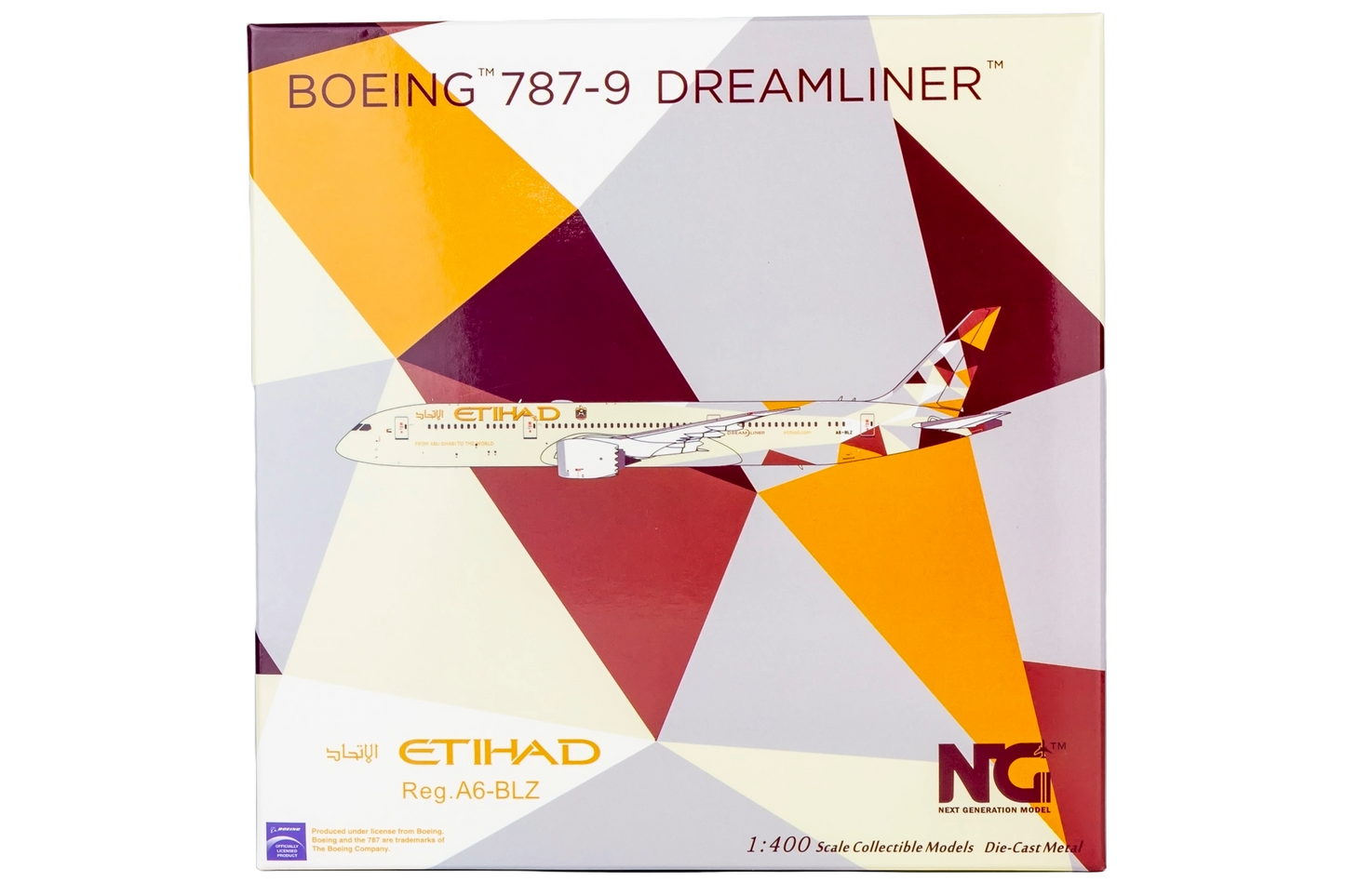 Etihad Airways 787-9 A6-BLZ