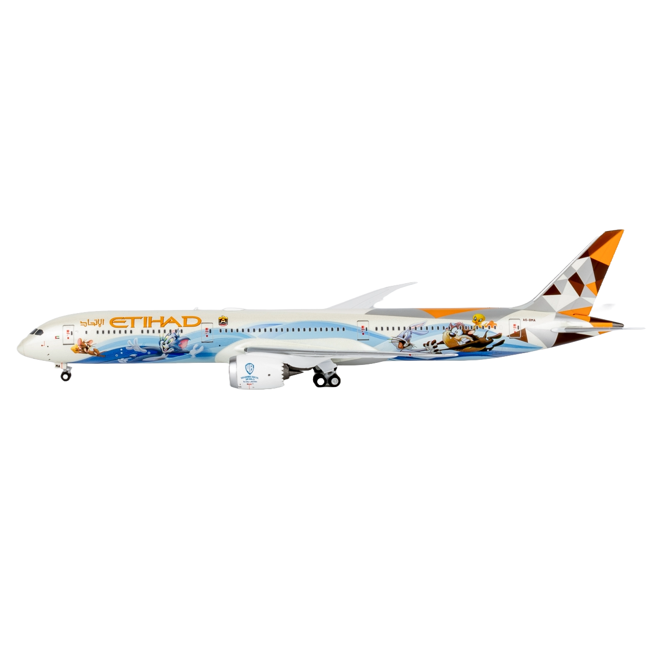 Etihad Airways 787-10 Dreamliner A6-BMA (Warner Bros. World Abu Dhabi)
