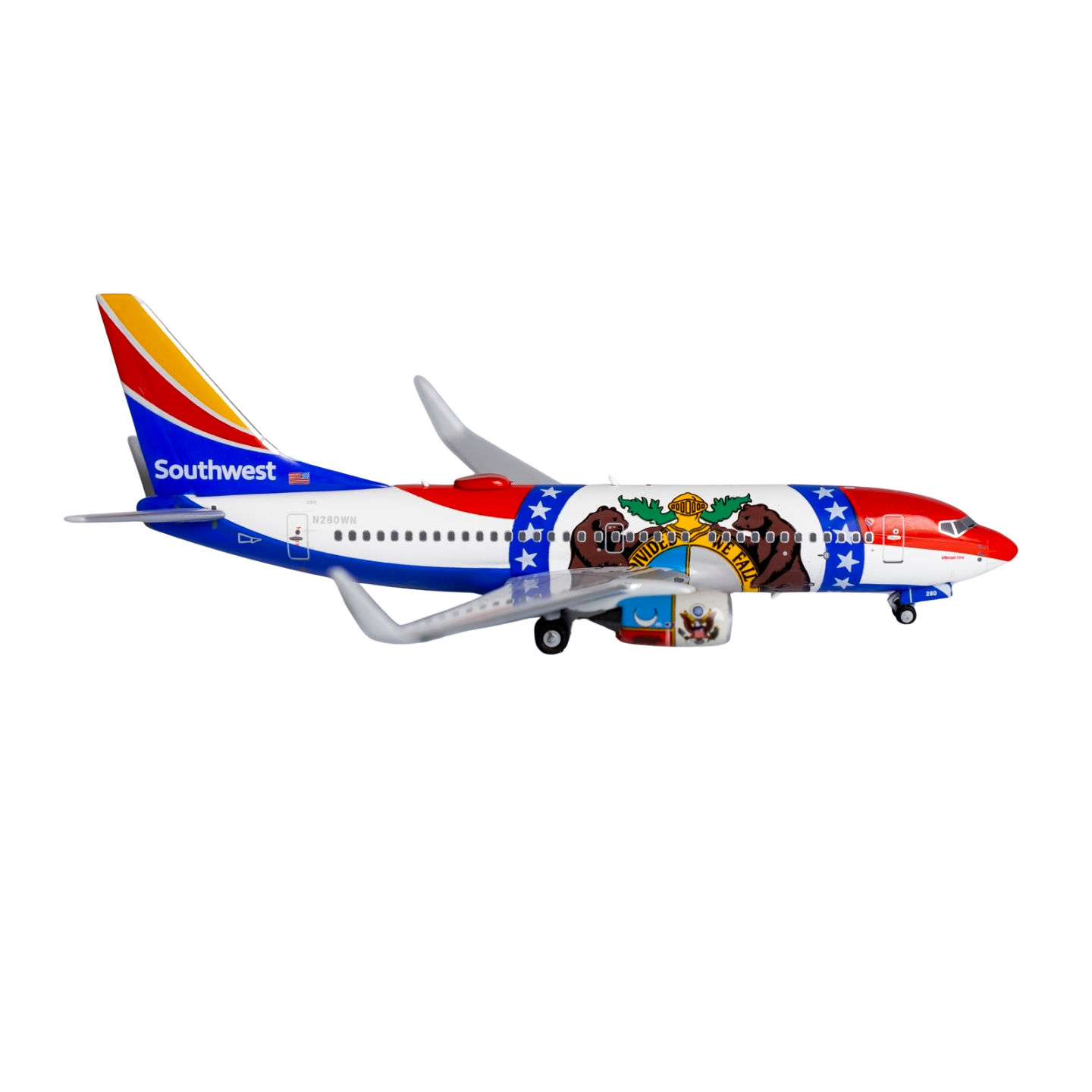 Southwest Airlines 737-700/w “Missouri One”