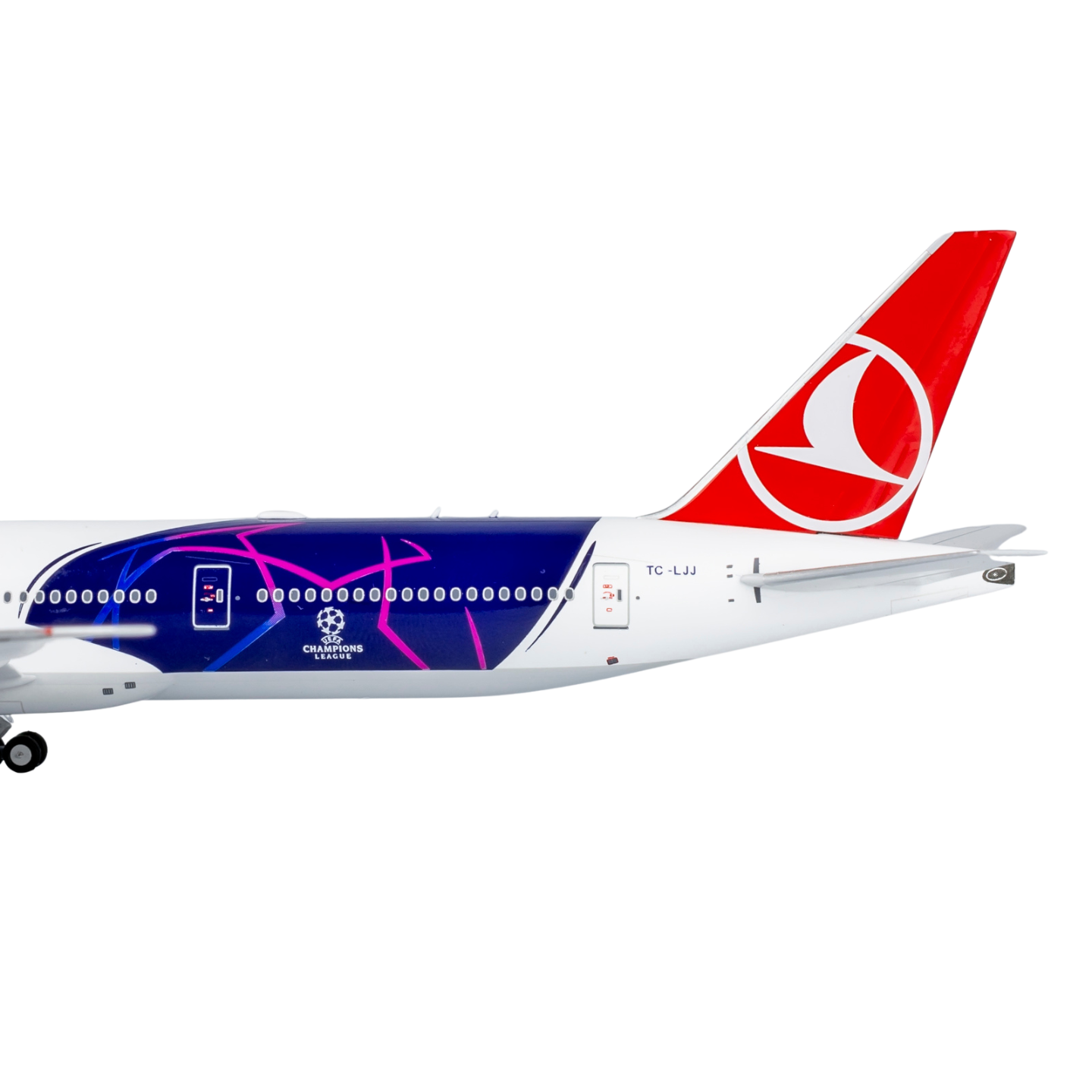 Turkish Airlines 777-300ER TC-LJJ UEFA Champions League Livery