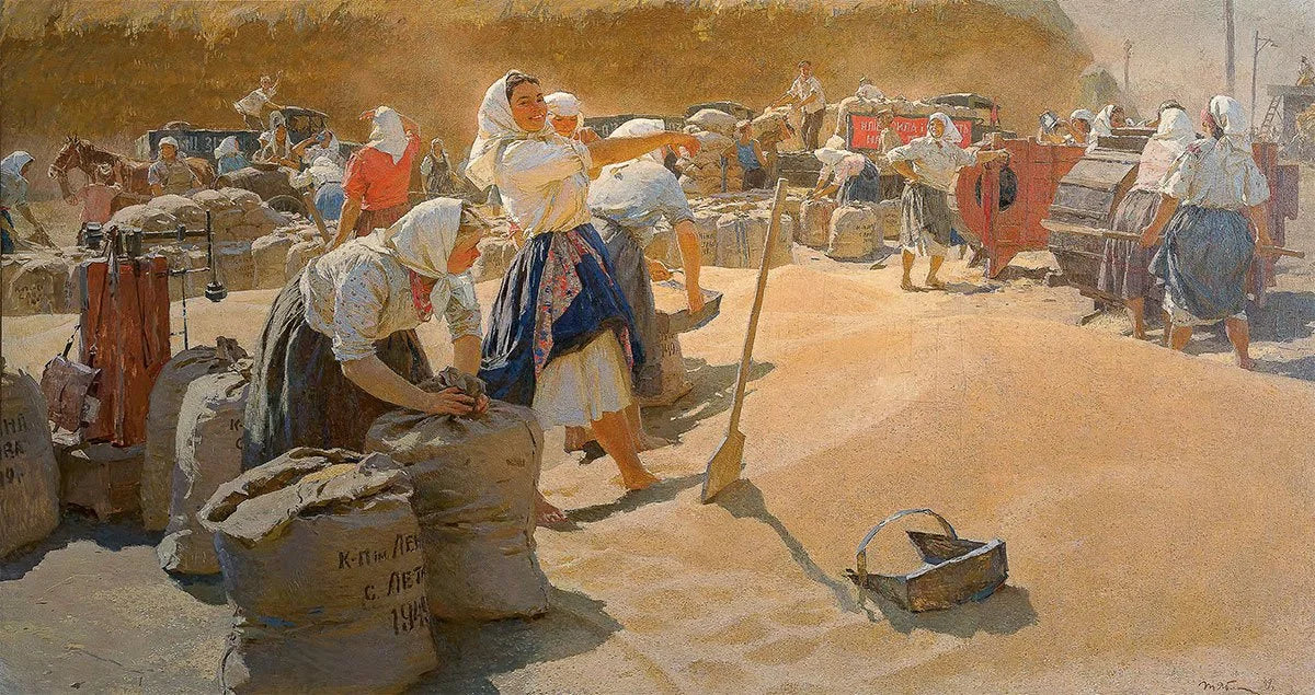 "Bread" by Tatyana Yablonskaya (1949)