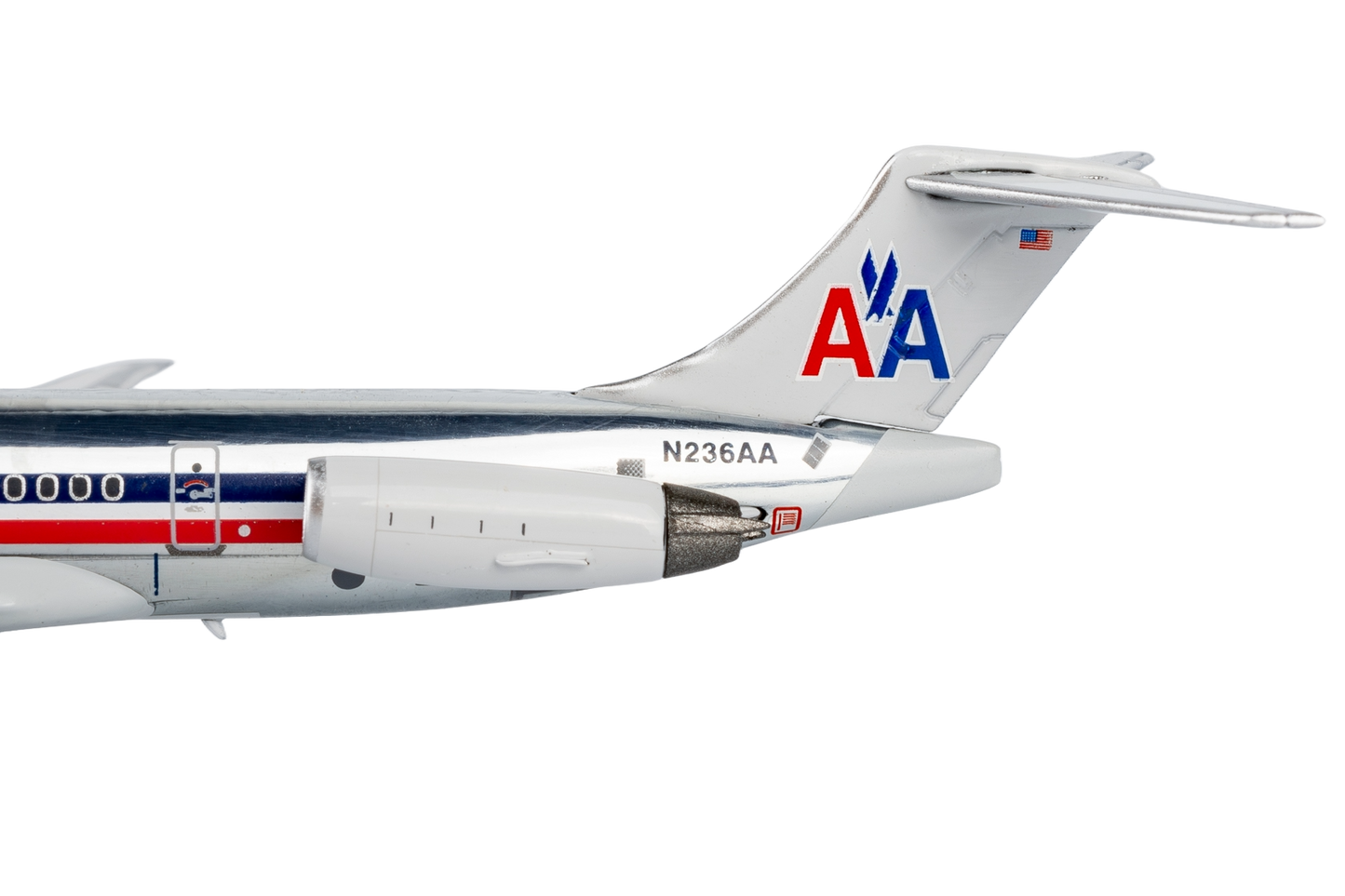 American Airlines MD-82 N236AA (black nosecone)