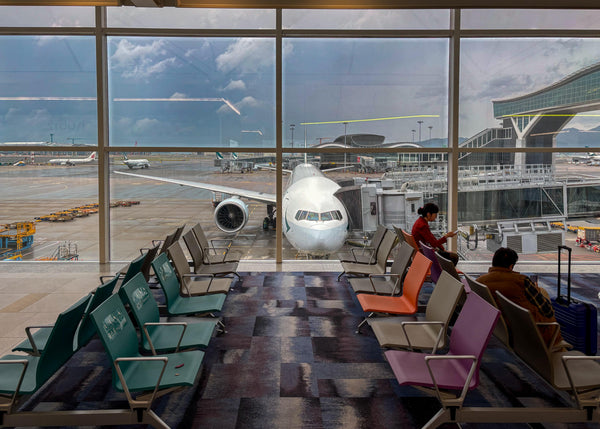 Cathay Pacific Boeing 777-300ER (B-KQR) Connected to Aerobridge at HKIA – Boarding in Progress