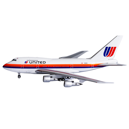 United Airlines 747SP Saul Bass Livery