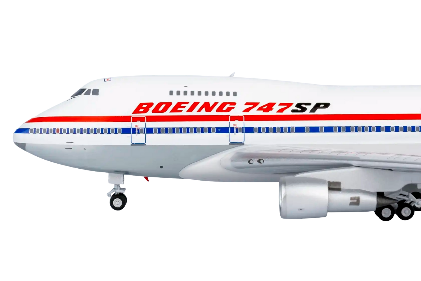 Boeing 747SP  Boeing company “house”/prototype-style livery, registration N747SP