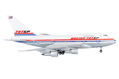 Boeing 747SP  Boeing company “house”/prototype-style livery, registration N747SP
