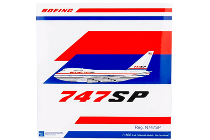 Boeing 747SP  Boeing company “house”/prototype-style livery, registration N747SP