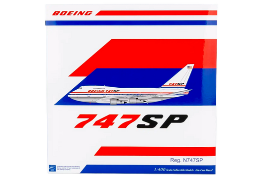 Boeing 747SP  Boeing company “house”/prototype-style livery, registration N747SP