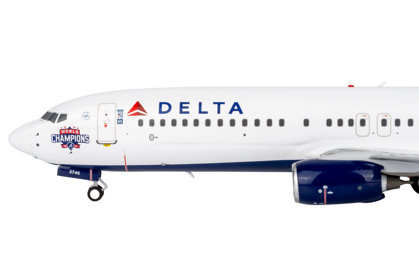 Delta Air Lines 737-800/w N3746H (Atlanta Braves' World Champions) (with stand)