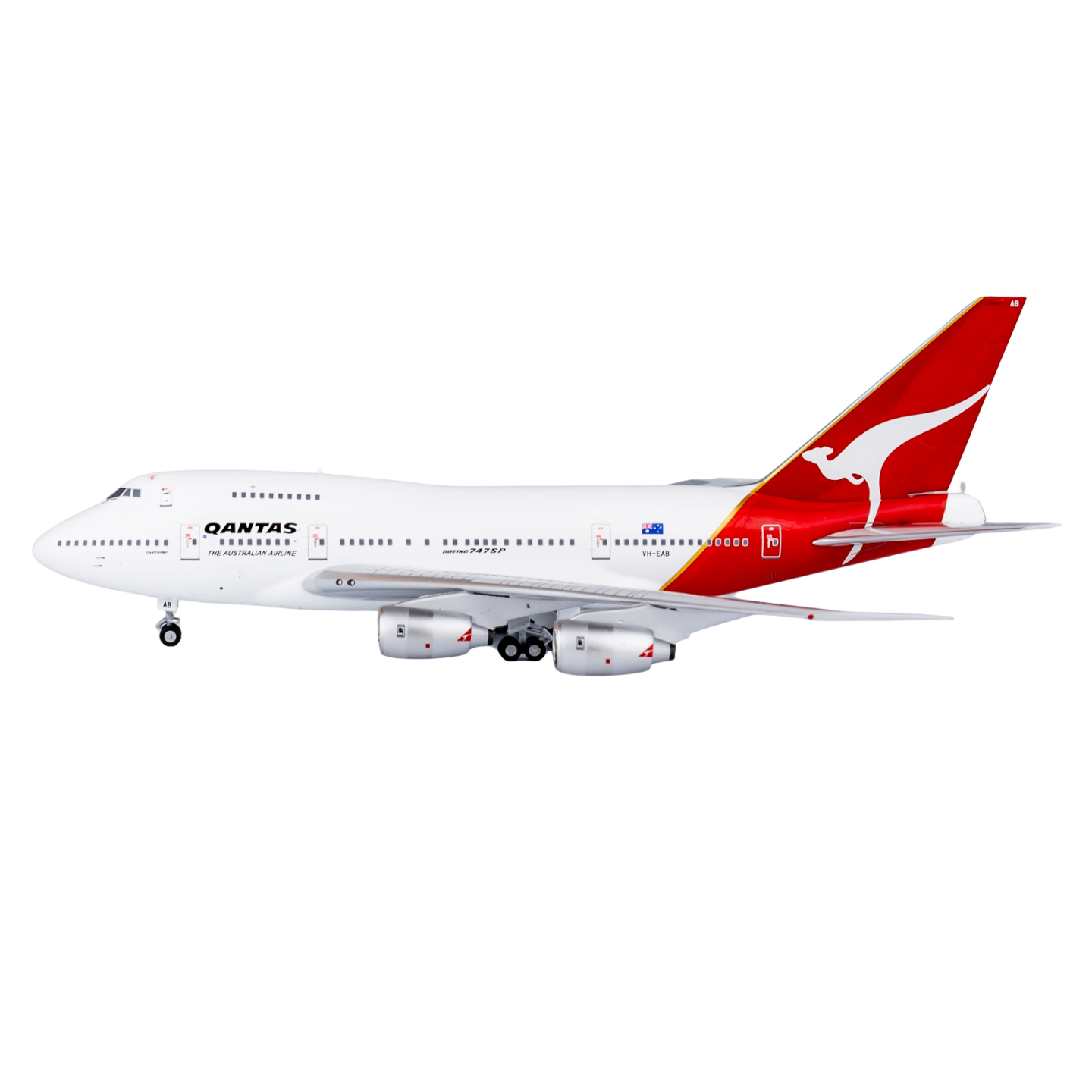 Qantas Boeing 747SP – VH-EAB "City of Traralgon"