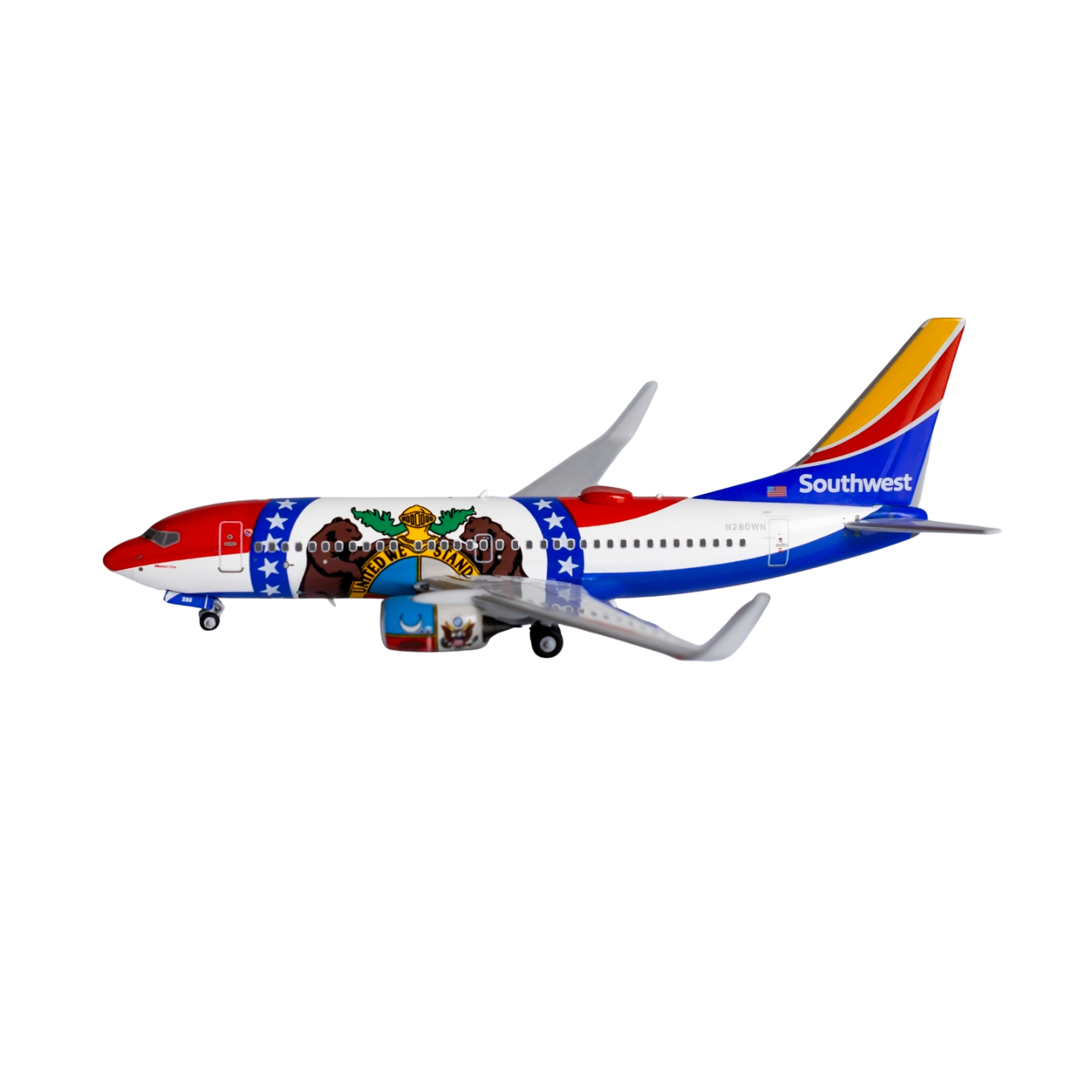 Southwest Airlines 737-700/w  “Missouri One”