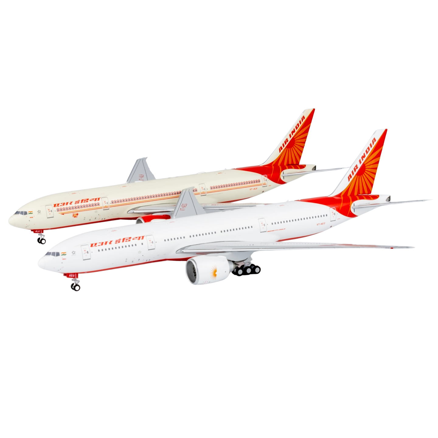 Air India 777-200LR VT-AEG Revised new Air India colors