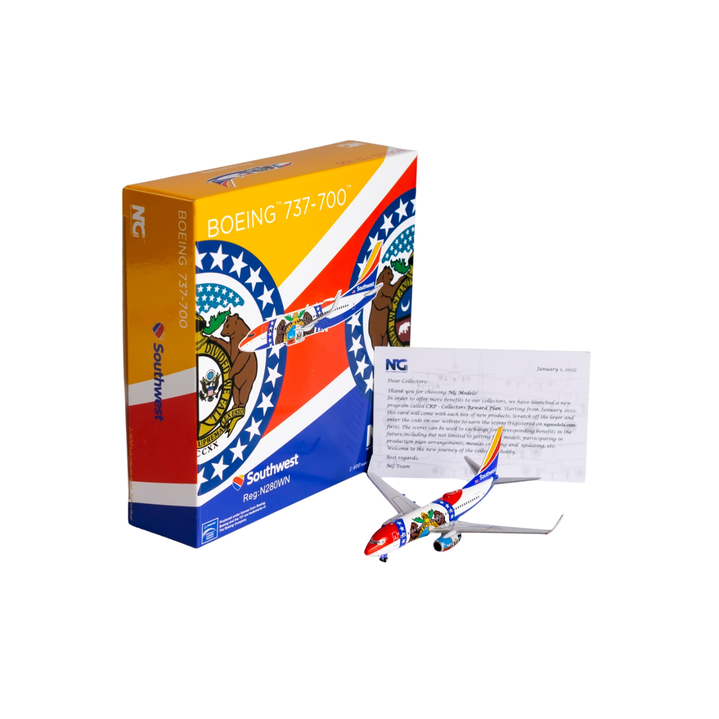 Southwest Airlines 737-700/w  “Missouri One”