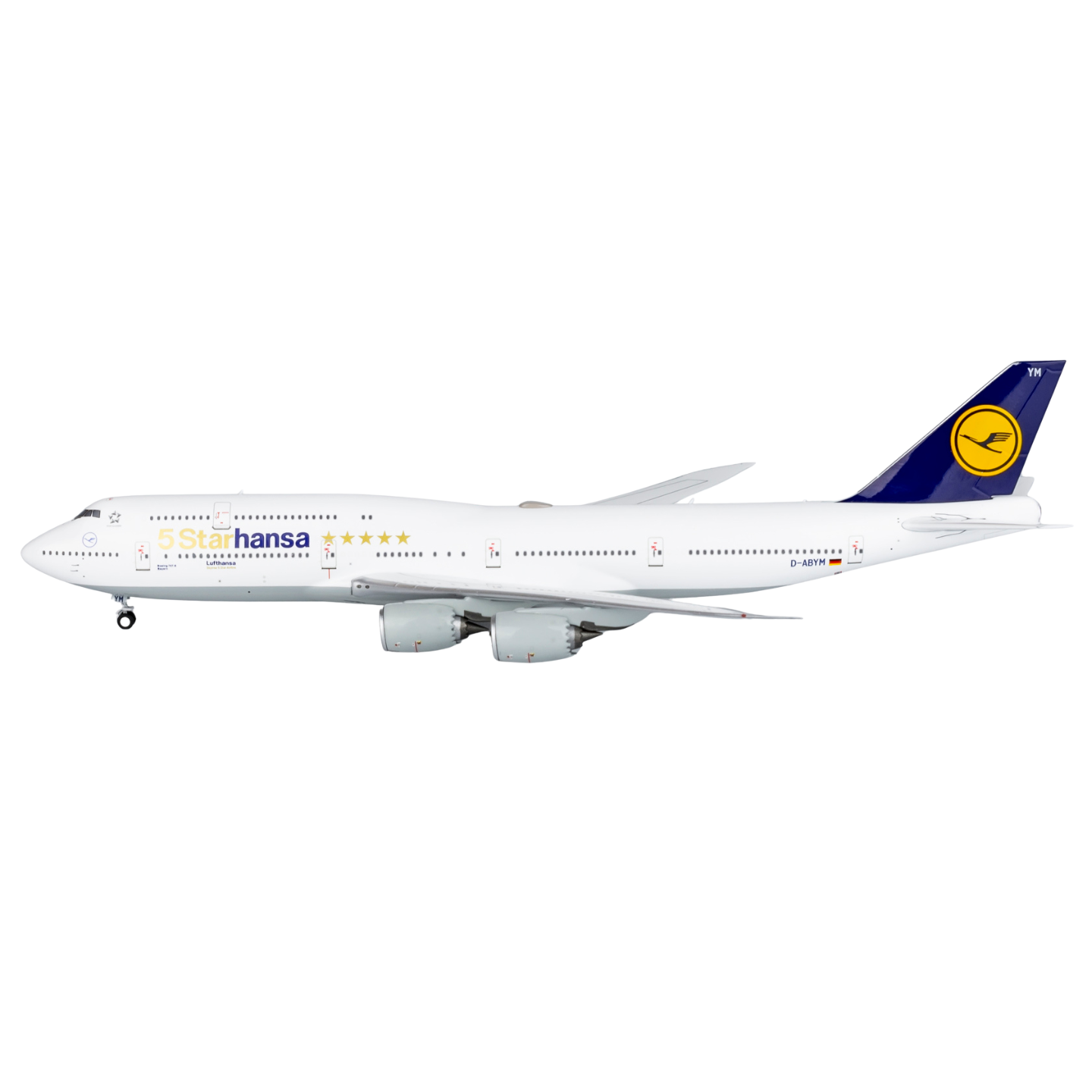 Lufthansa 747-8 D-ABYM “5 Starhansa”