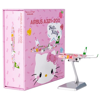 [ULTIMATE] 13122 Eva Airways A321-200/w B-16217 (HELLO KITTY “Pinky Jet” - Sanrio Characters