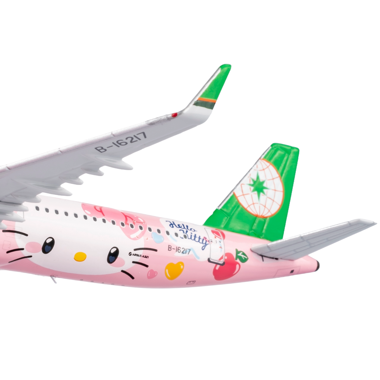 [ULTIMATE] 13122 Eva Airways A321-200/w B-16217 (HELLO KITTY “Pinky Jet” - Sanrio Characters