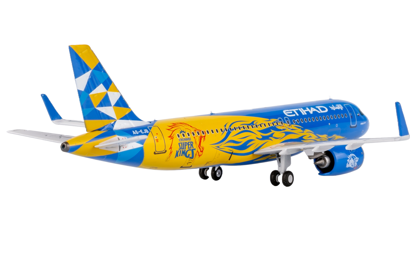 Etihad Airways “Chennai Super Kings” Airbus A320neo A6-EJB