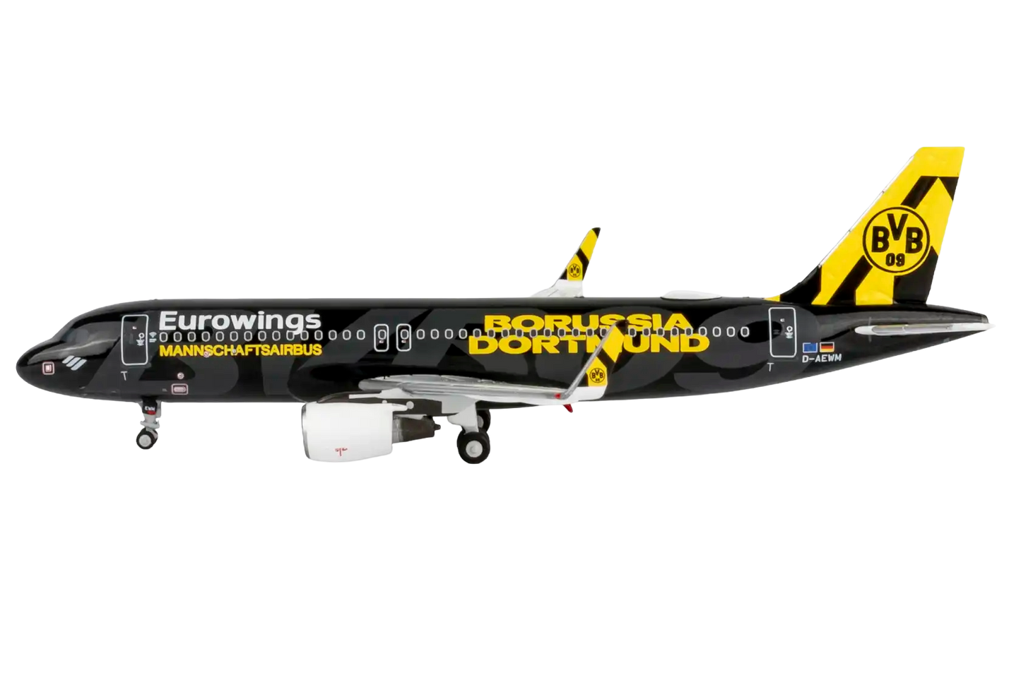 Eurowings A320-200/w D-AEWM (new BVB FanAirbus Livery)