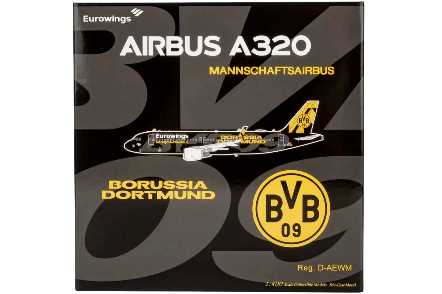 Eurowings A320-200/w D-AEWM (new BVB FanAirbus Livery)