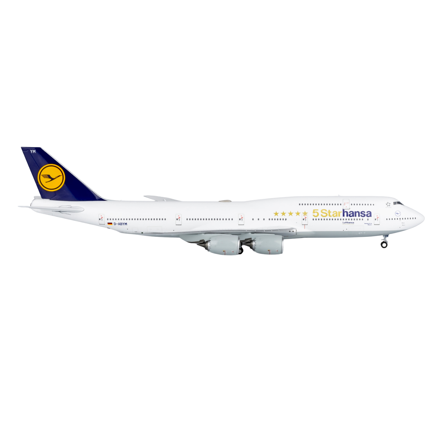 Lufthansa 747-8 D-ABYM “5 Starhansa”