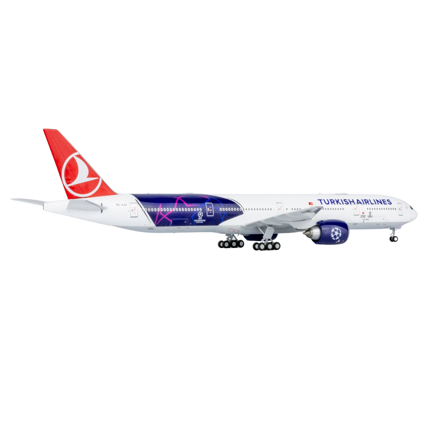 Turkish Airlines 777-300ER TC-LJJ UEFA Champions League Livery
