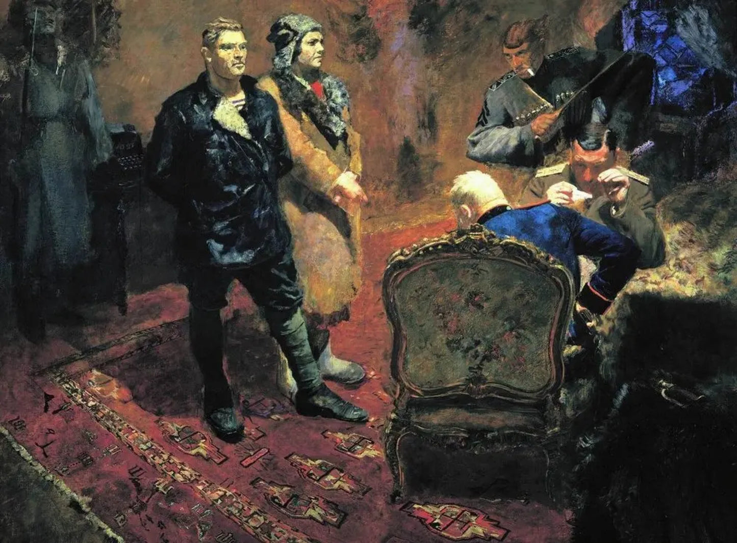 An Interrogation of the Communists" (1933) Boris Ioganson