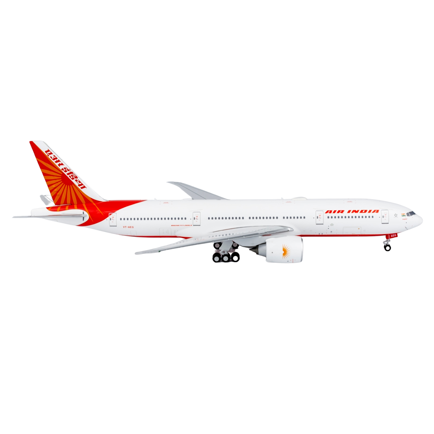 Air India 777-200LR VT-AEG Revised new Air India colors