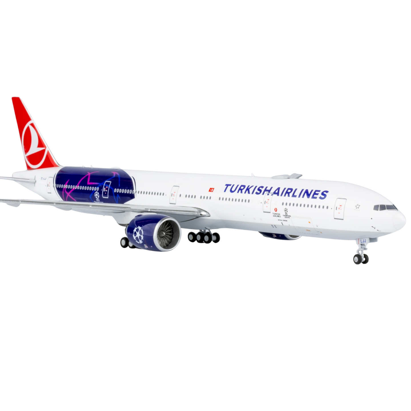 Turkish Airlines 777-300ER TC-LJJ UEFA Champions League Livery