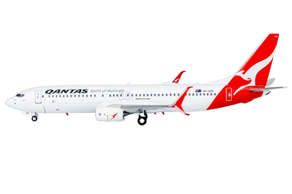 Qantas 737-800/W VH-VZU with Scimitar Winglets (new colours)