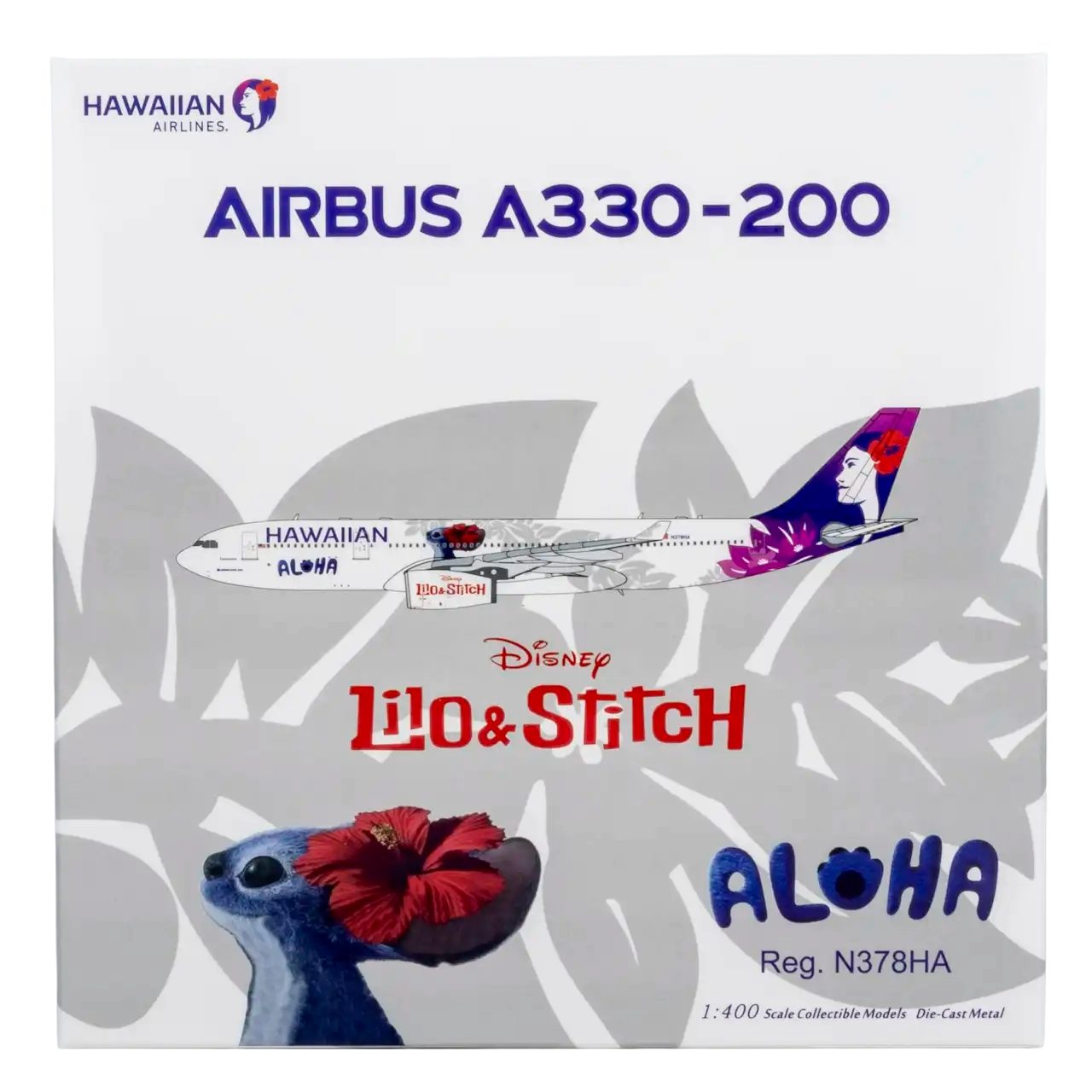 Hawaiian Airlines A330-200 N378HA (Disney’s Lilo & Stitch)