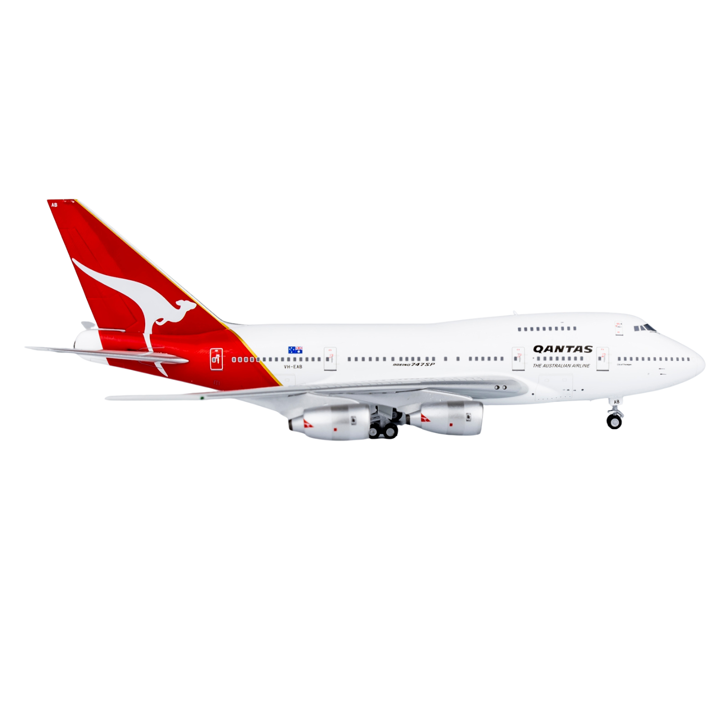 Qantas Boeing 747SP – VH-EAB "City of Traralgon"