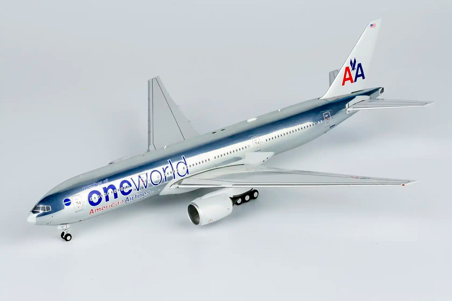 American Airlines 777-200ER N791AN (oneworld livery on chrome colors)