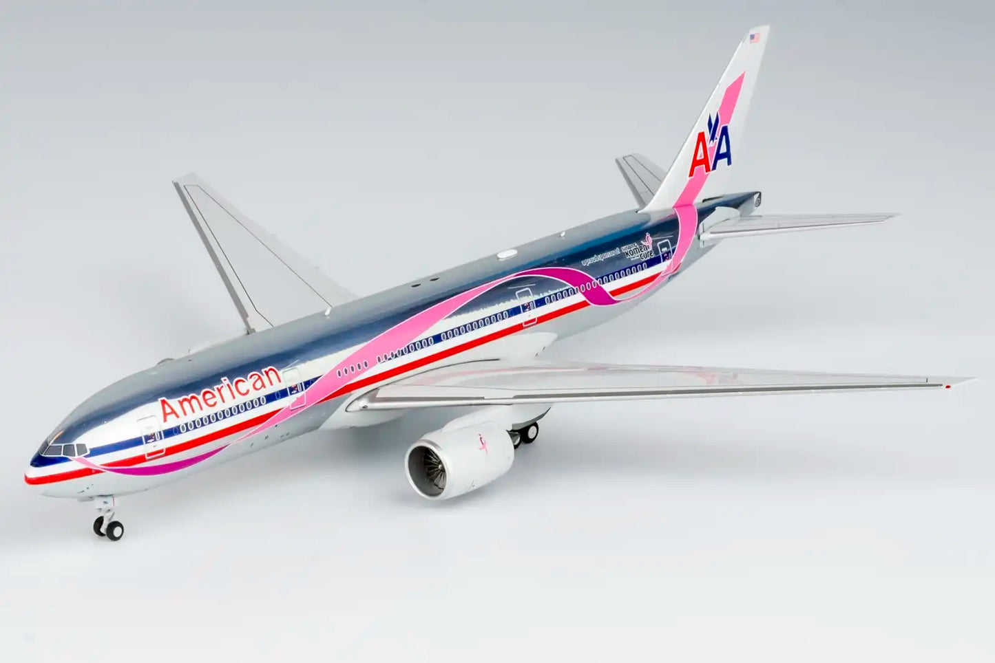 72049 American Airlines 777-200ER N759AN (Pink Ribbon livery on chrome colors)
