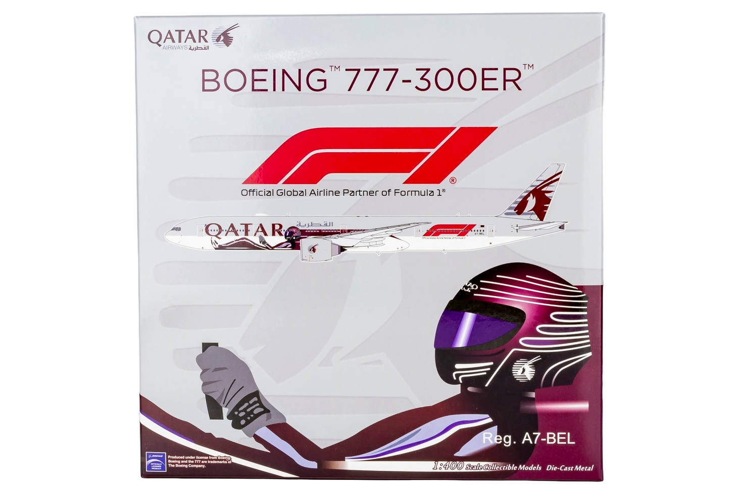Qatar Airways 777-300ER A7-BEL (Formula 1 livery)