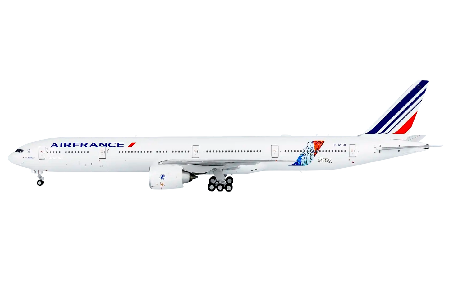 Air France 777-300ER F-GSQI (JonOne graffiti livery)