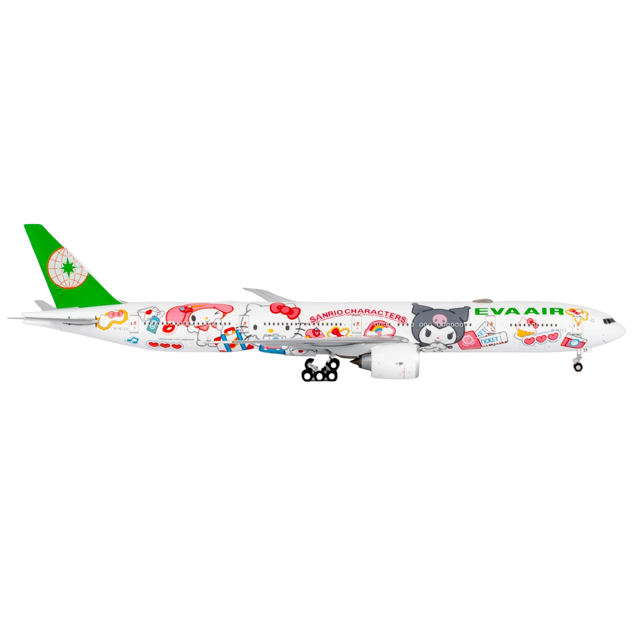 [ULTIMATE] EVA Air 777-300ER B-16722 Hello Kitty Besties Jet