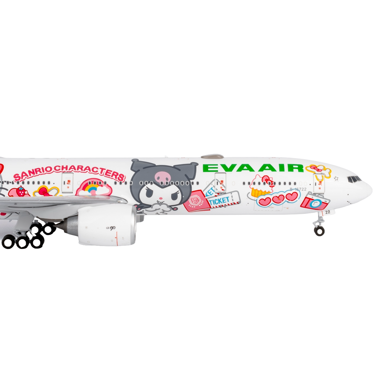 Eva Airways 777-300ER B-16740 (HELLO KITTY “Candy Jet” - Sanrio Characters
