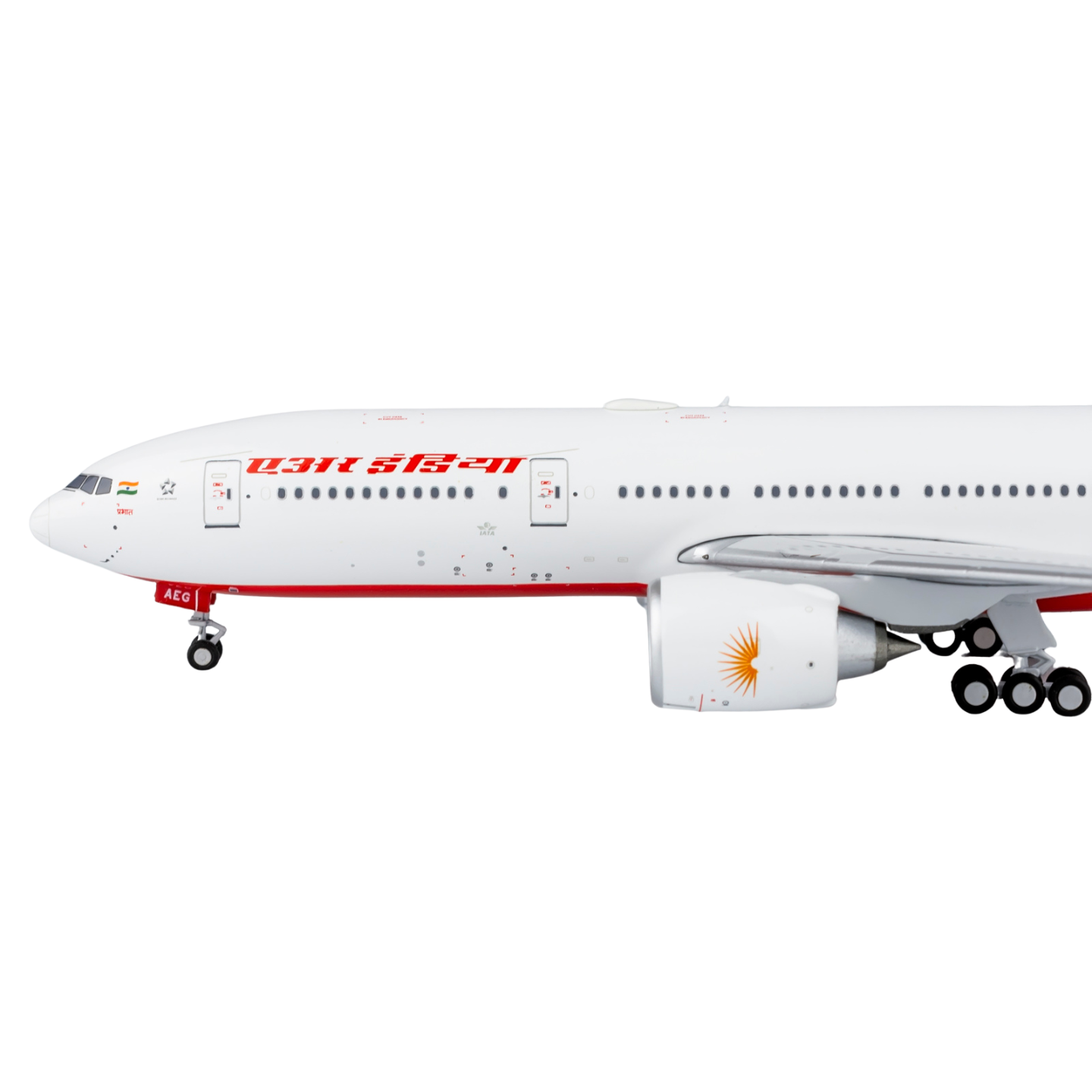 Air India 777-200LR VT-AEG Revised new Air India colors