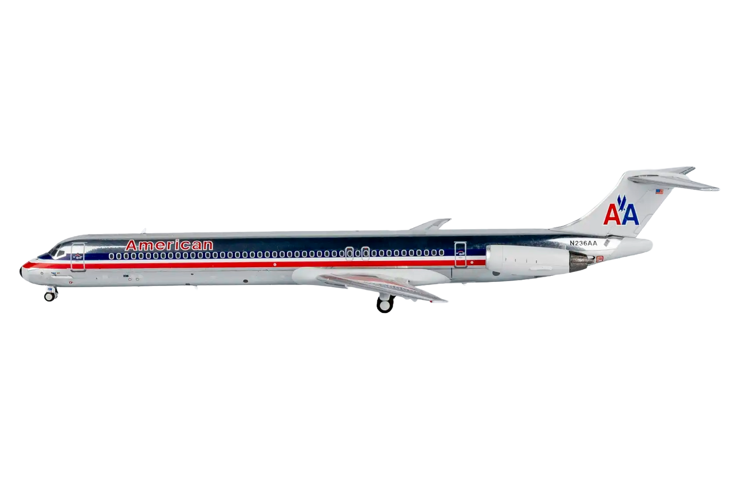 American Airlines MD-82 N236AA (black nosecone) (2025.06)