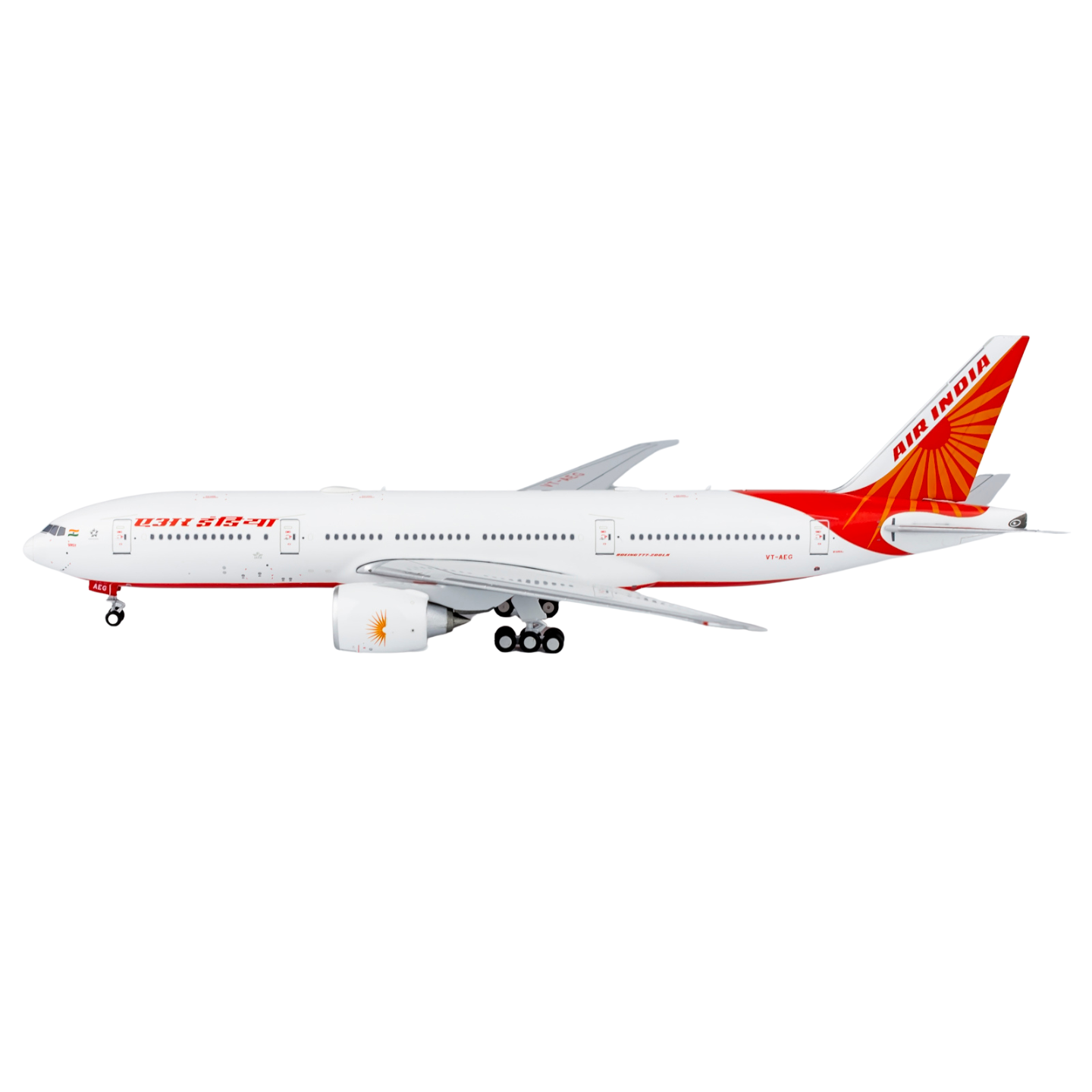 Air India 777-200LR VT-AEG Revised new Air India colors