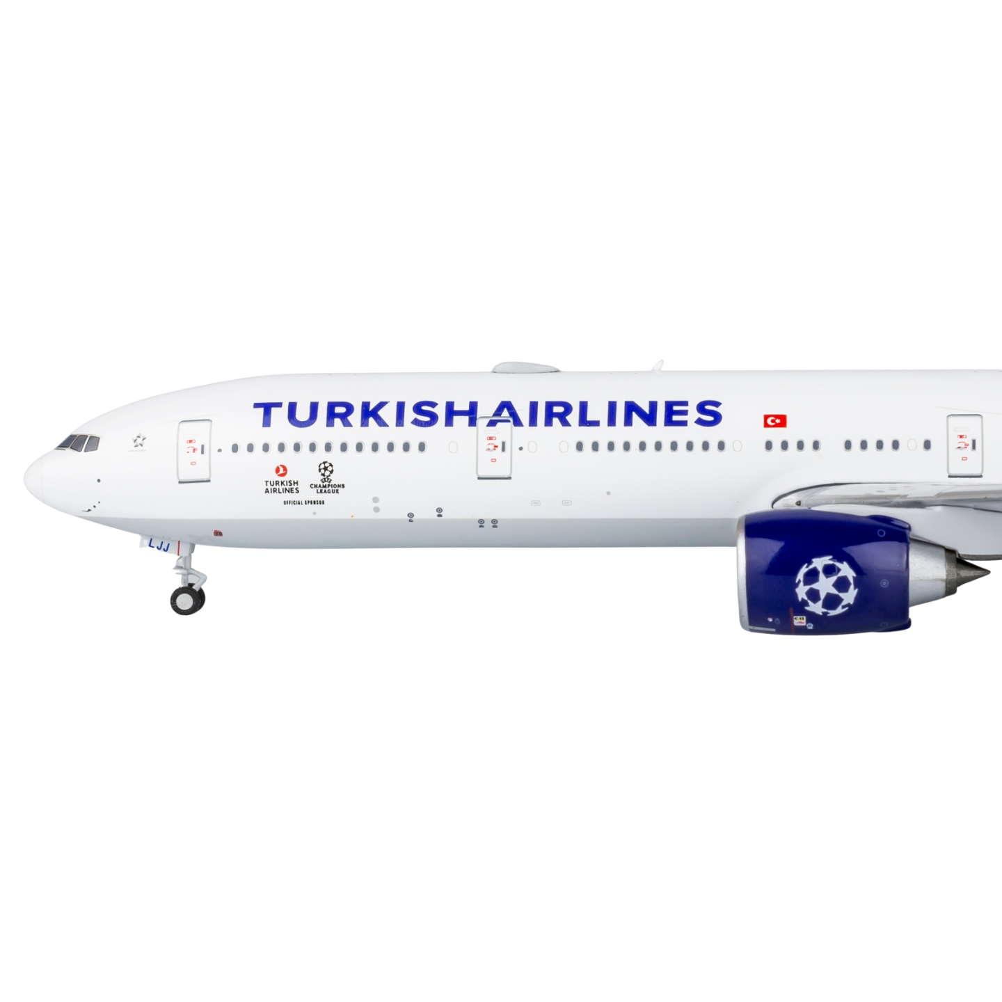 Turkish Airlines 777-300ER TC-LJJ UEFA Champions League Livery