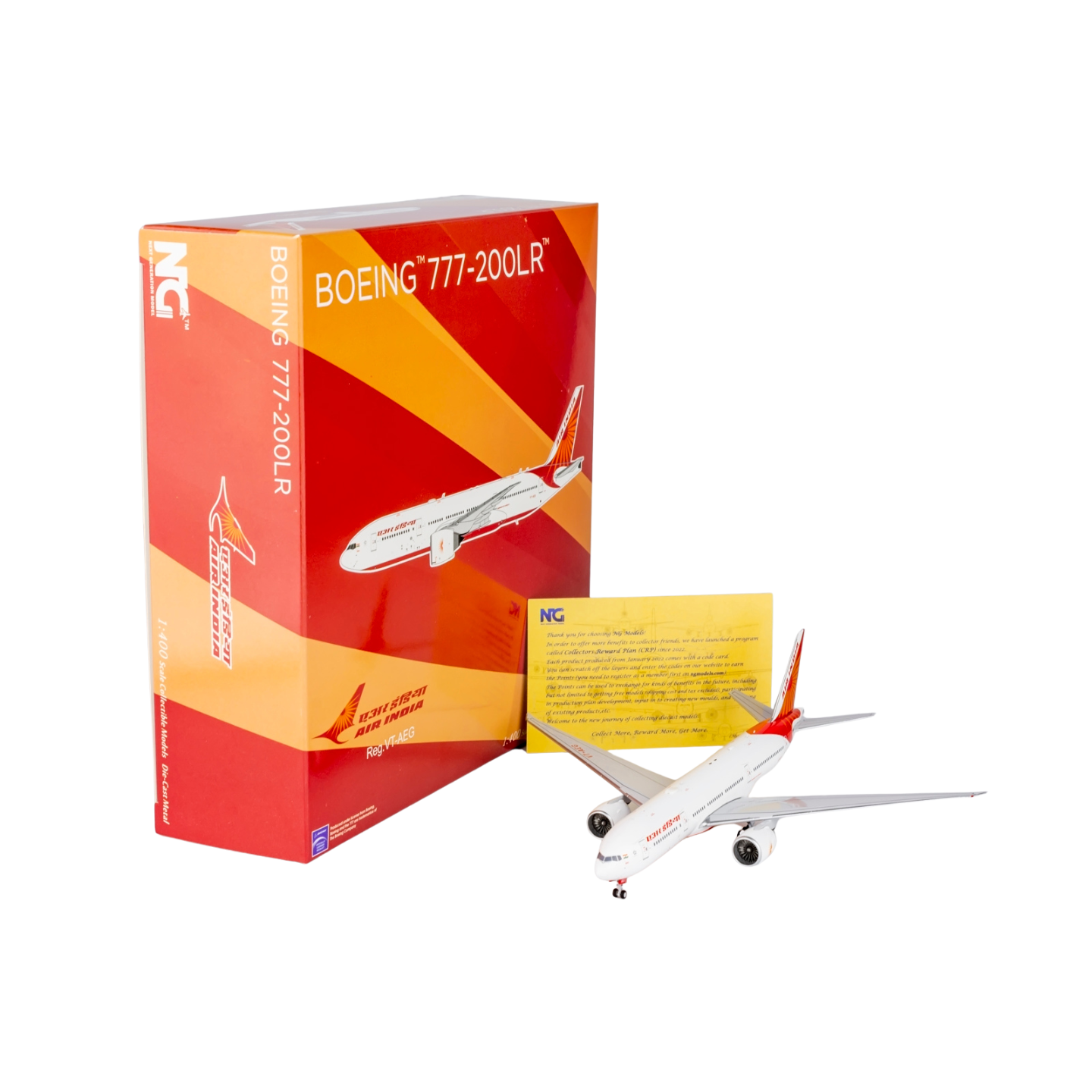 Air India 777-200LR VT-AEG Revised new Air India colors