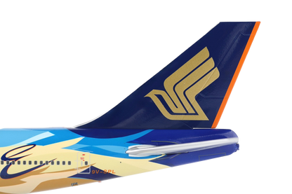 Singapore Airlines Boeing 747-400 9V-SPL "TROPICAL " (With Stands)