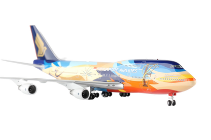 Singapore Airlines Boeing 747-400 9V-SPL "TROPICAL " (With Stands)