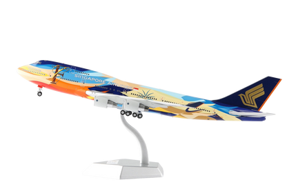 Singapore Airlines Boeing 747-400 9V-SPL "TROPICAL " (With Stands)