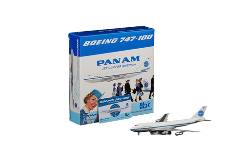 Pan Am Jet Clipper American N747PA Boeing B747-100  (With Stands)