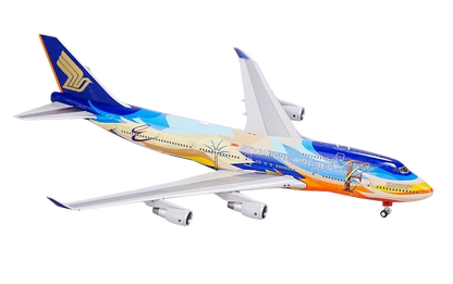 9V-SPL Singapore Airlines Tropical Boeing 747-400